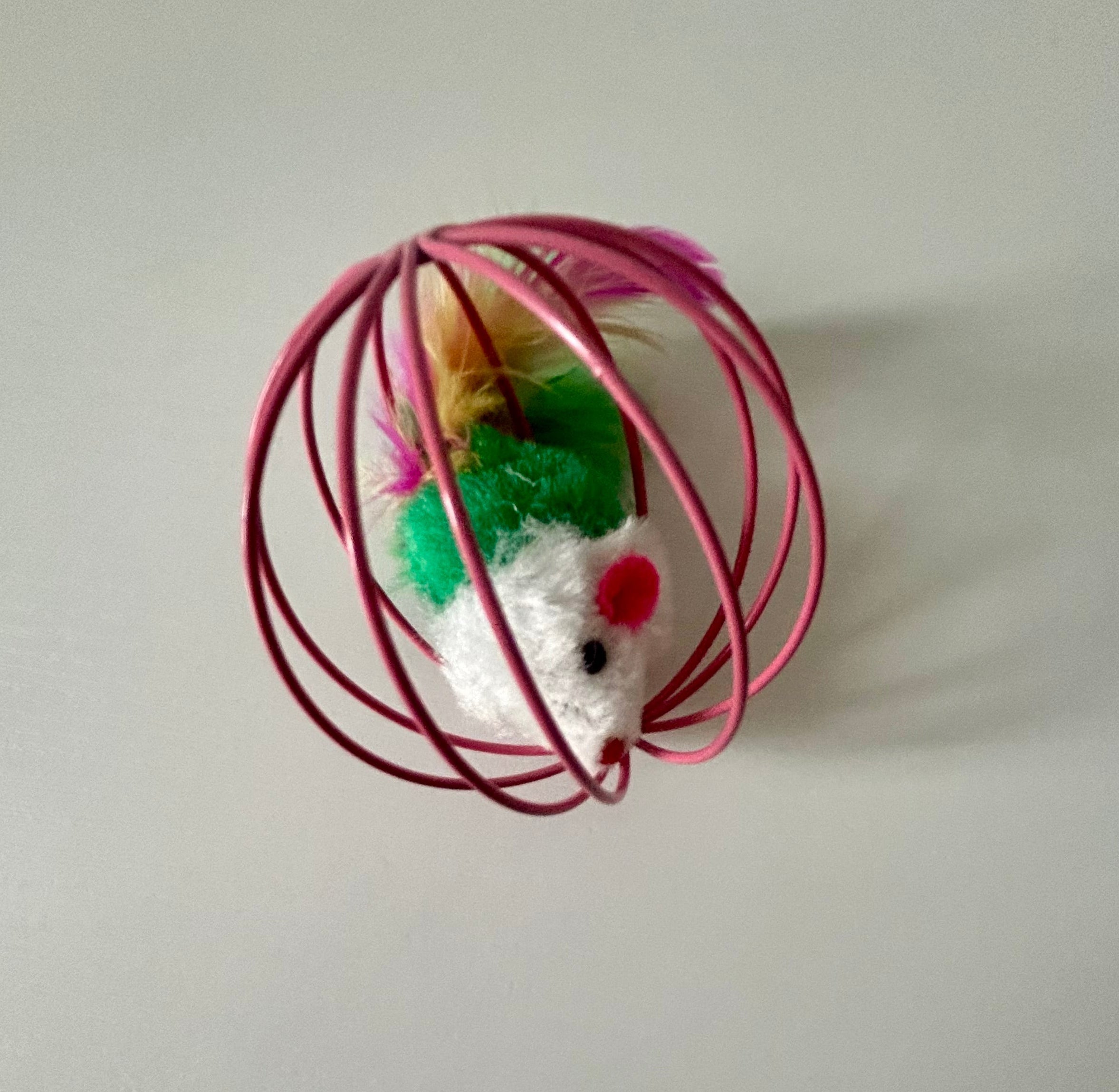 Interactive Cat Toys with Fun Feather- Pink