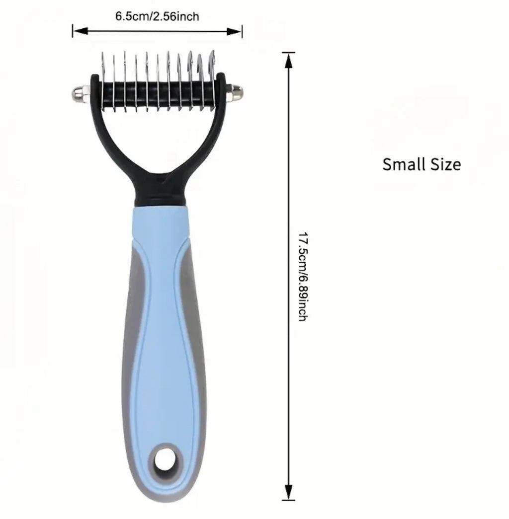 Dual-Sided Pet Grooming Comb for Dogs & Cats