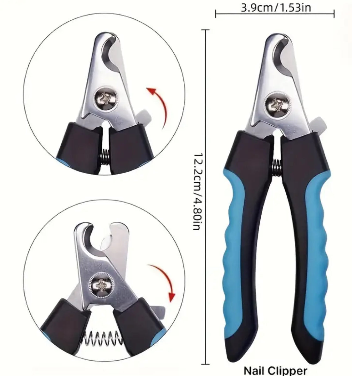 Easy To Use Stainless Steel Pet Nail Clipper